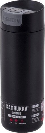 Kambukka Olympus Matte Black - thermal mug, 500 ml termoss