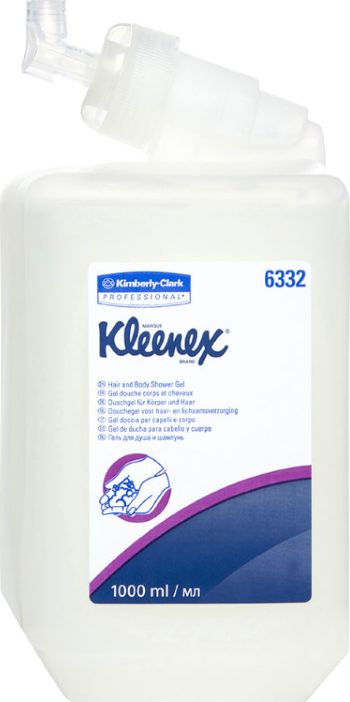 Kimberly-Clark Kimberly-Clark Kleenex - Luksusowy zel do mycia wlosow i ciala - 1 l 6332 (5033848002238)