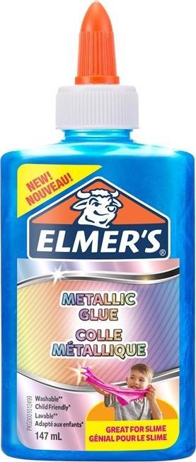 Elmers Elmers metaliczny klej PVA zmywalny niebieski 147ml, 2109503 kl 0361054 (3026981095030) biroja tehnikas aksesuāri