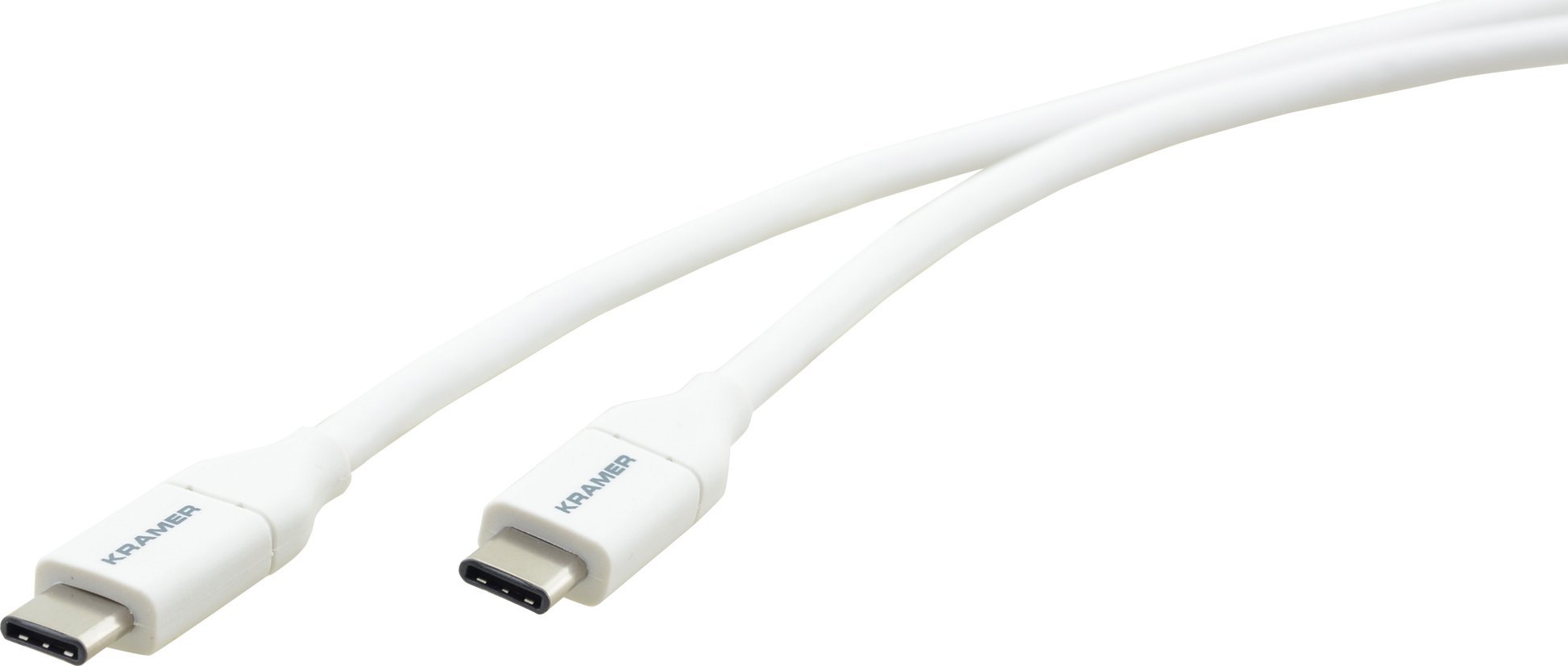 Kabel USB Kramer USB-C - USB-C 1 m Bialy 10191847 (7291063082130) USB kabelis