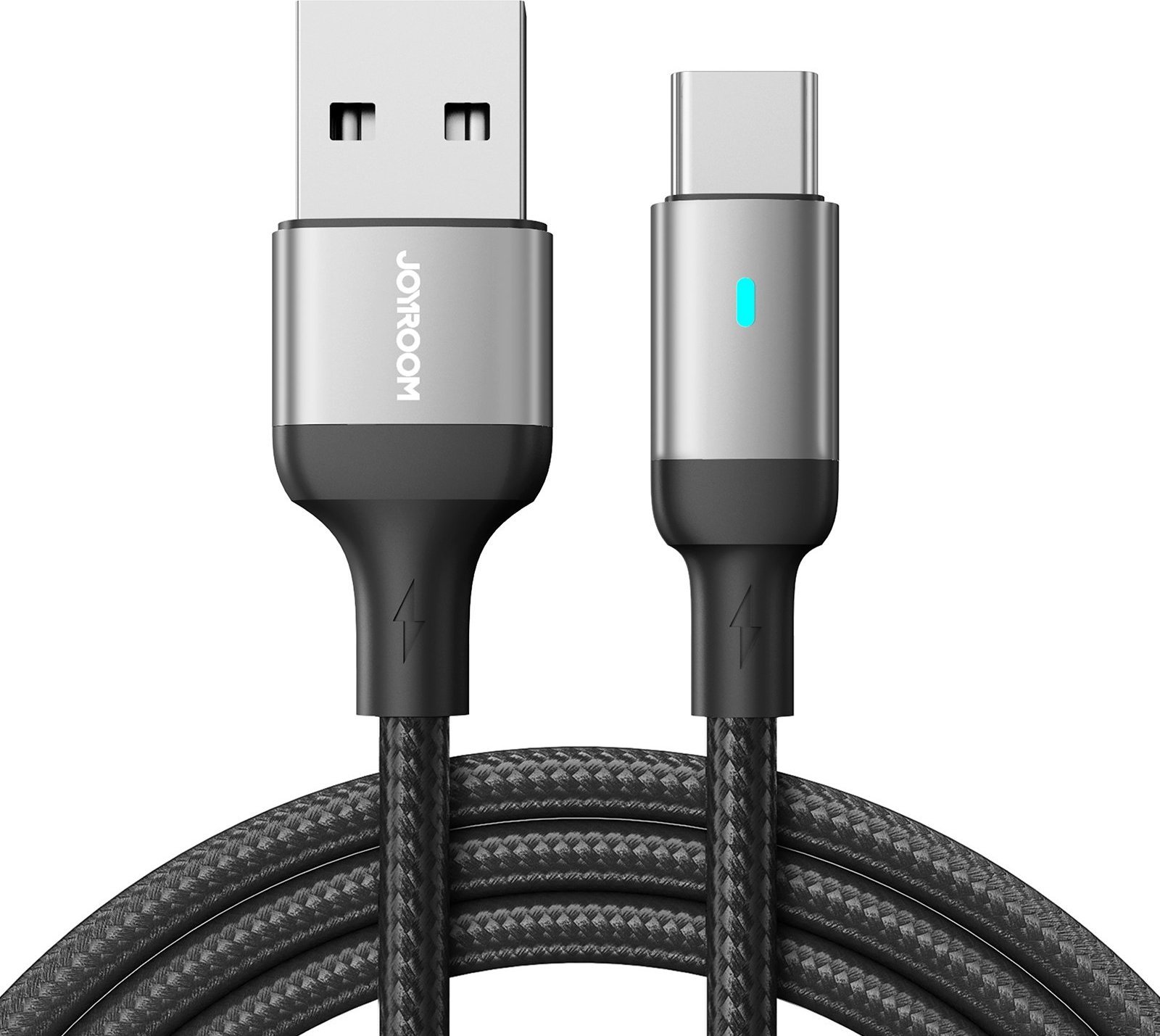 Kabel USB Joyroom USB-A - USB-C 2 m Czarny (JYR660) JYR660 (6941237199133) USB kabelis