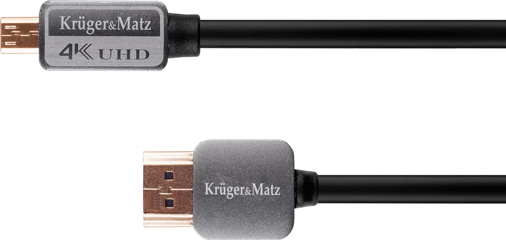Kabel Kruger&Matz HDMI - HDMI 3m czarny (KM0328) KM0328 (5901436784944) kabelis video, audio