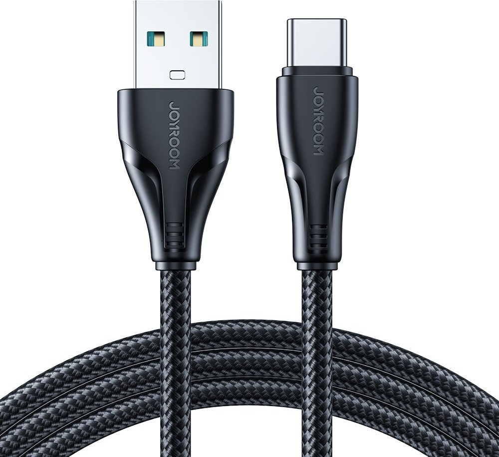 Kabel USB Joyroom USB-A - USB-C 3 m Czarny (JYR702) JYR702 (6956116702953) USB kabelis