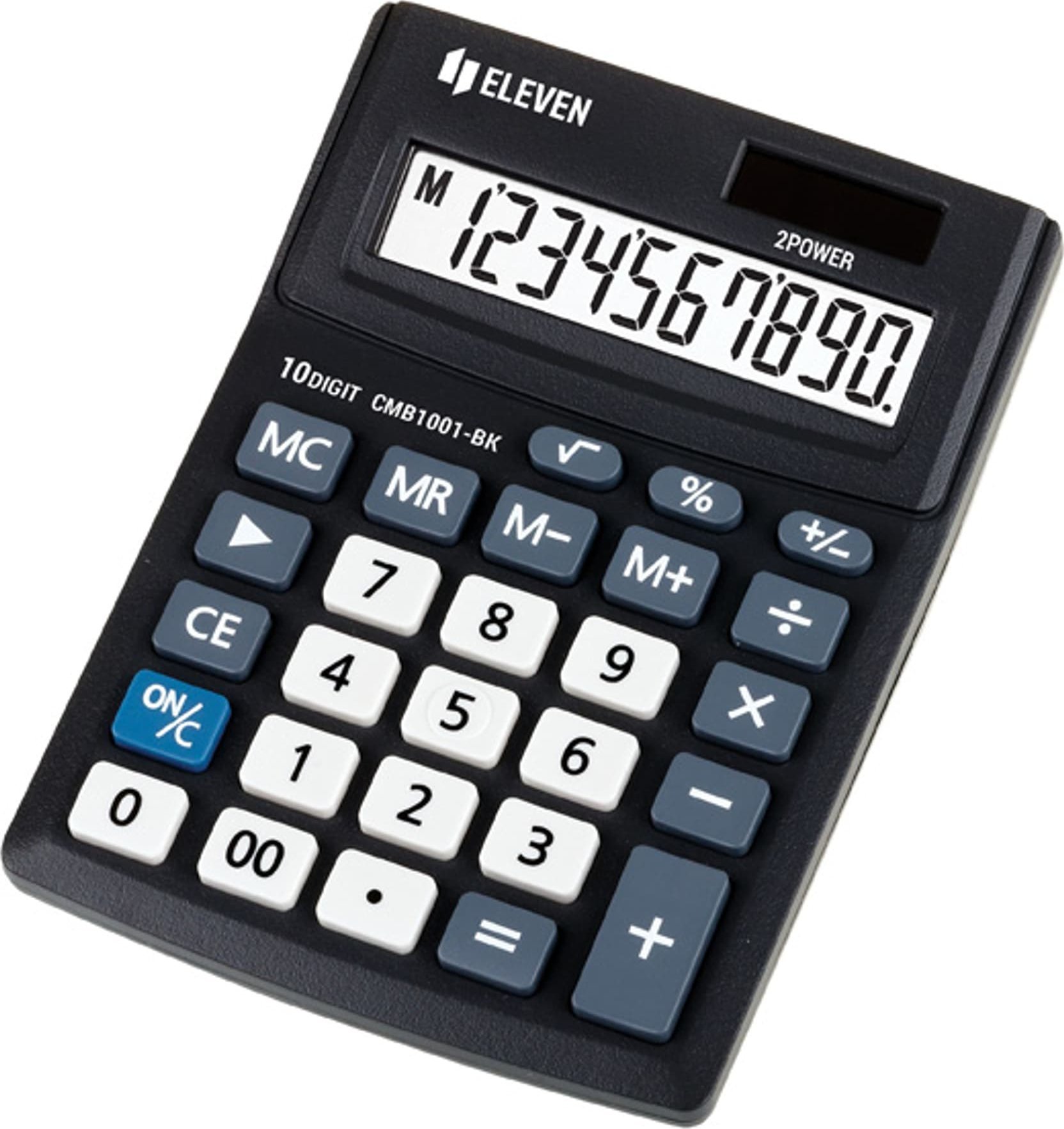 Eleven Calculator CMB1001-BK, black, desktop, 10 digits, dual power supply kalkulators