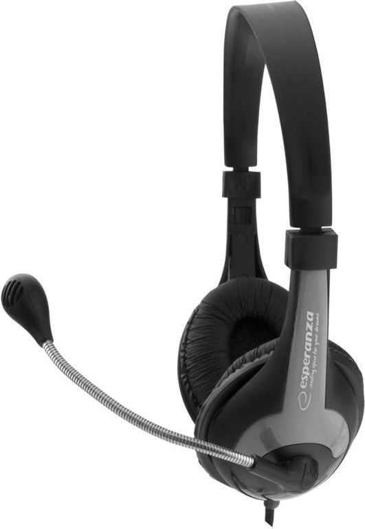 ESPERANZA Stereo Headset with microphone and volume control EH158K austiņas