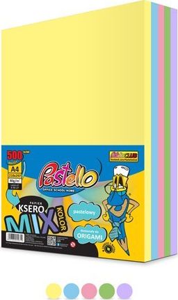 Kreska Papier ksero A4 80g mix kolorow 500 arkuszy AA473PTL (5902385950619) papīrs