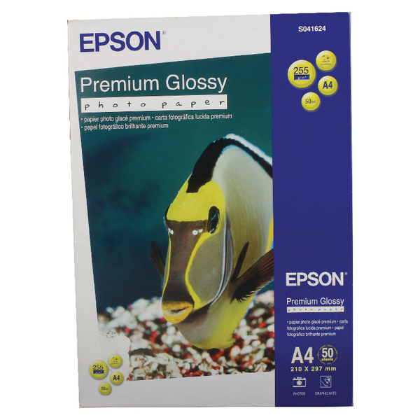 Epson A4 Premium Glosy Photo Paper - C13S041624 foto papīrs