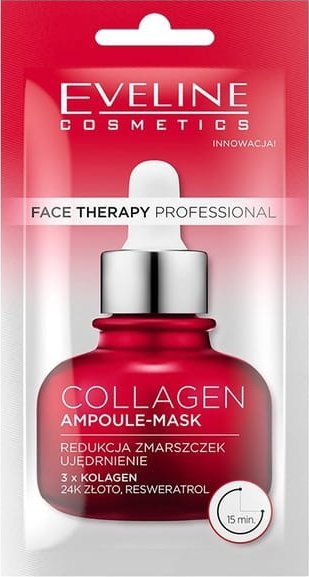 Eveline Eveline Face Therapy Professional Maska-ampulka Collagen 8ml 0847452 (5903416047452)