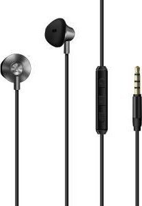 Wired 3,5 mm jack headphones black austiņas