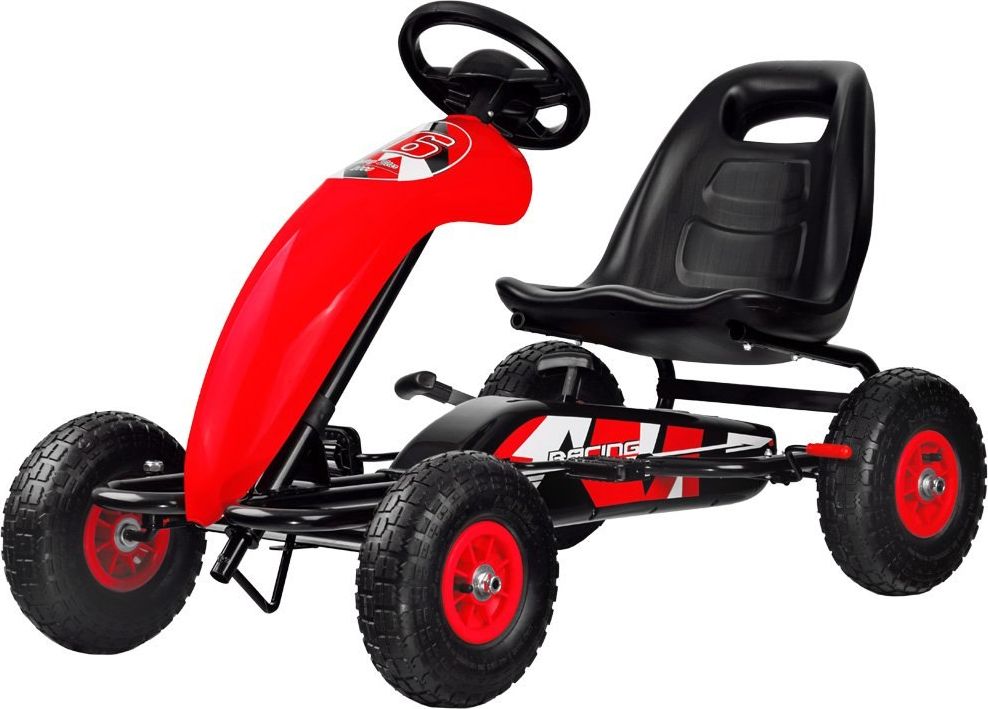 Jokomisiada Sportowy Gokart na pedala pompowane kola (SP0531) SP0531 CZ (5905258513485)