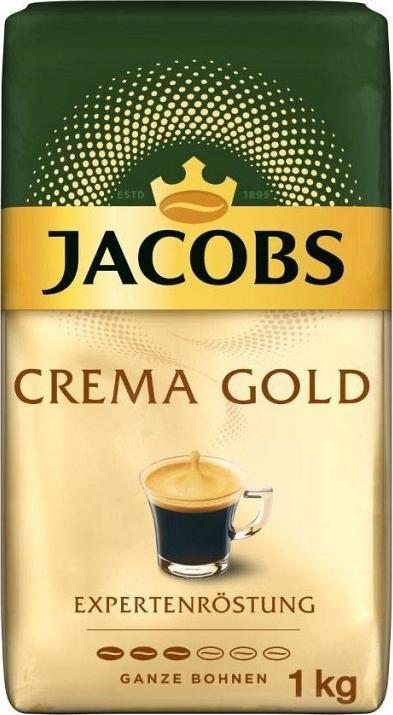 Kawa ziarnista Jacobs Experten Crema Gold 1 kg 9884382 (8711000539088) piederumi kafijas automātiem