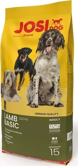 JosiDog Lamb Basic 15kg 50011944 (4032254770688) barība suņiem