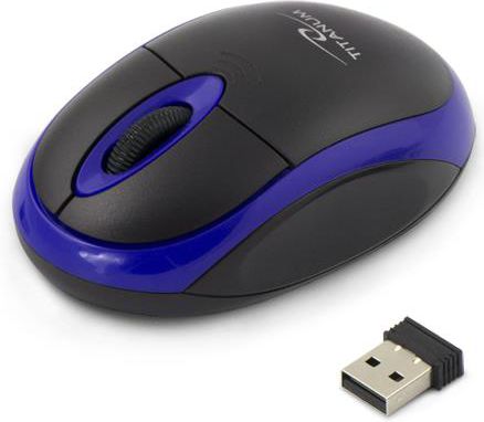 Titanum 2.4GHz  3D OPTICAL MOUSE BLUE Datora pele