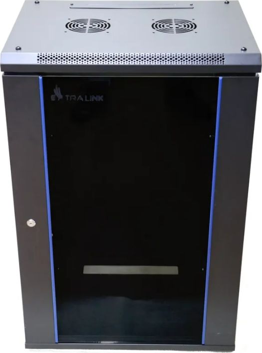 Extralink 19" 18U 600x600 mm wall-mounting cabinet Black