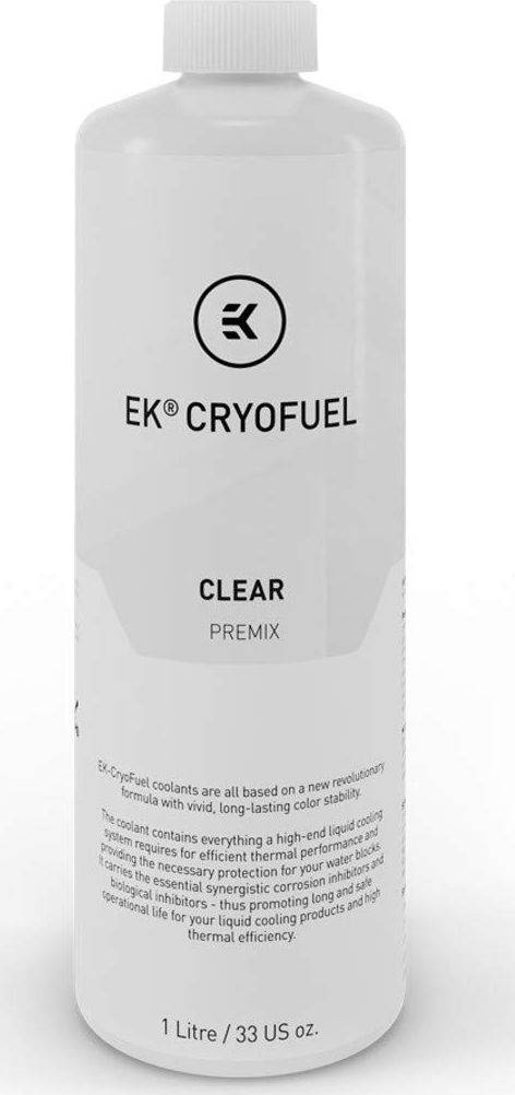EK-CryoFuel 1000ml Premix Clear Fluid ūdens dzesēšanas sistēmas piederumi