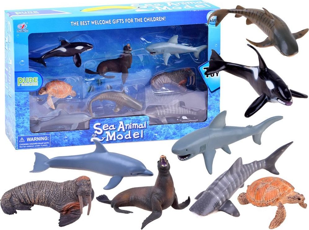 Figurka Jokomisiada Zestaw morskich zwierzat (ZA2986) ZA2986 (5905258513041) bērnu rotaļlieta