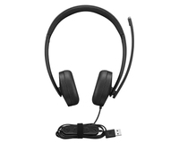 Lenovo Headset | USB-A Stereo Gen 2 | Built-in microphone | Wired | Black austiņas