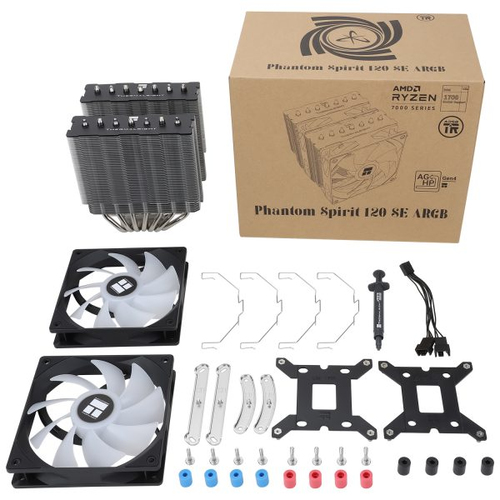 Thermalright Phantom Spirit 120 SE ARGB CPU-cooler - 120mm, Dual-Tower ventilators