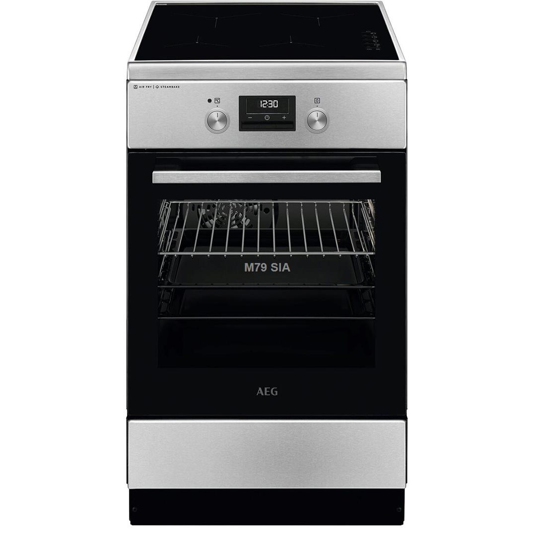 AEG 6000 Series SteamBake, 58 L, platums 50 cm, nerusejosa terauda - Elektriska plits ar indukcijas virsmu CIB56491BM (7333394044866) multimēdiju atskaņotājs