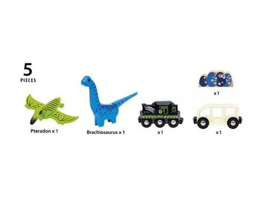 BRIO - Dinosaur Battery Train - 36096 /Cars, trains and vehicles /Multi Rotaļu auto un modeļi