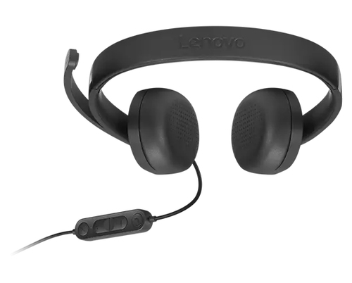 Lenovo Headset | USB-A Stereo Gen 2 | Built-in microphone | Wired | Black austiņas