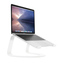 Twelve South Curve Aluminum Ständer für MacBook, Notebooks, matt weiß Planšetes aksesuāri