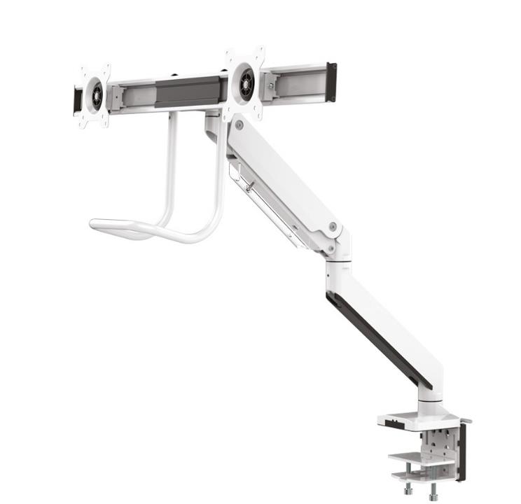 Desk mount NM-D775DXWHITE for 2 monitors