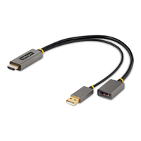 1ft (30cm) HDMI to DisplayPort Adapter, Active 4K 60Hz HDMI Source to DP Moni... adapteris