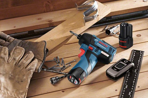 Bosch Cordless Impact Driver GDR 12 V-110 Professional solo, 12V (blue / black, without battery and charger)