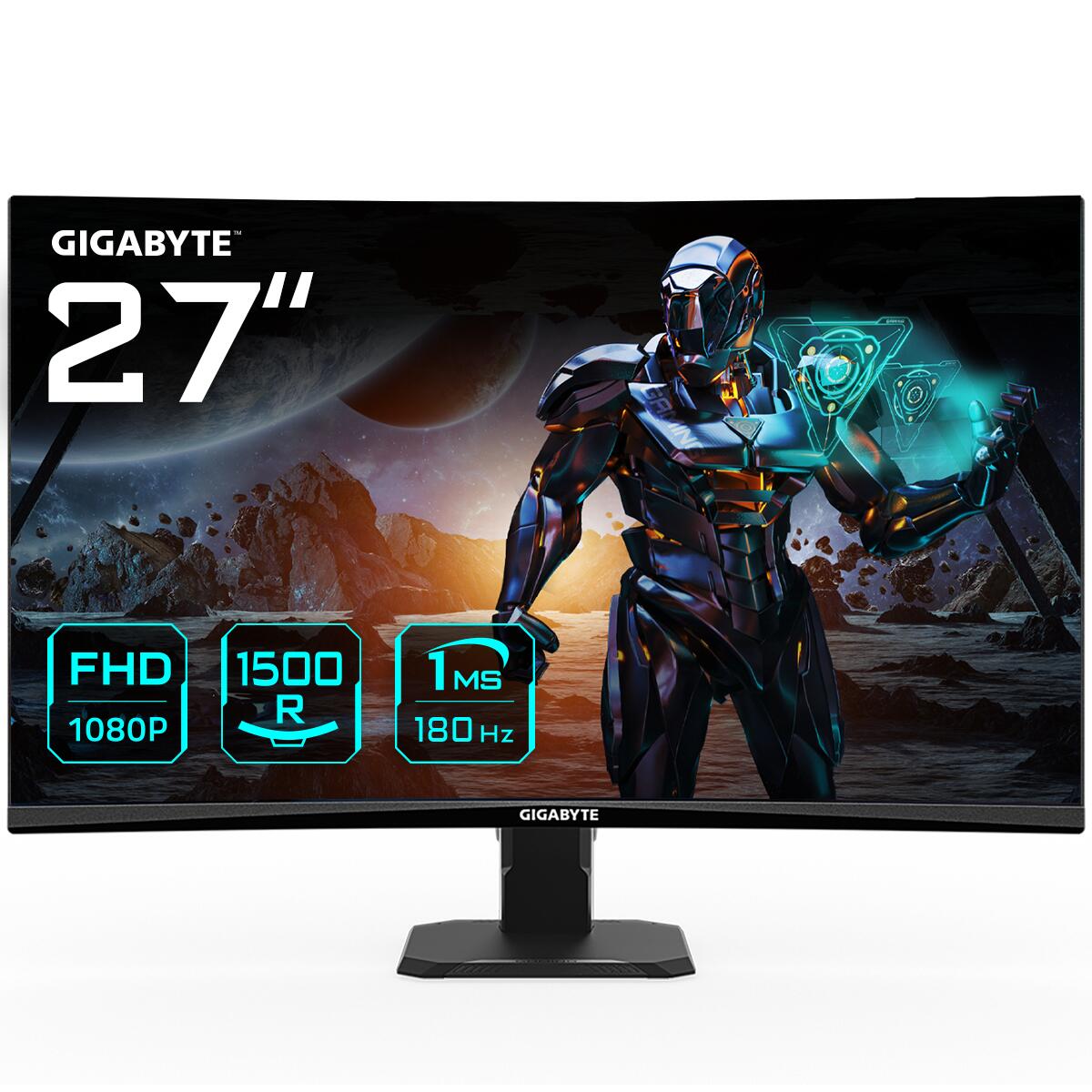 GIGABYTE GS27FC FHD Curved Gaming Monitor Gigabyte GS27FC (4719331854324) monitors