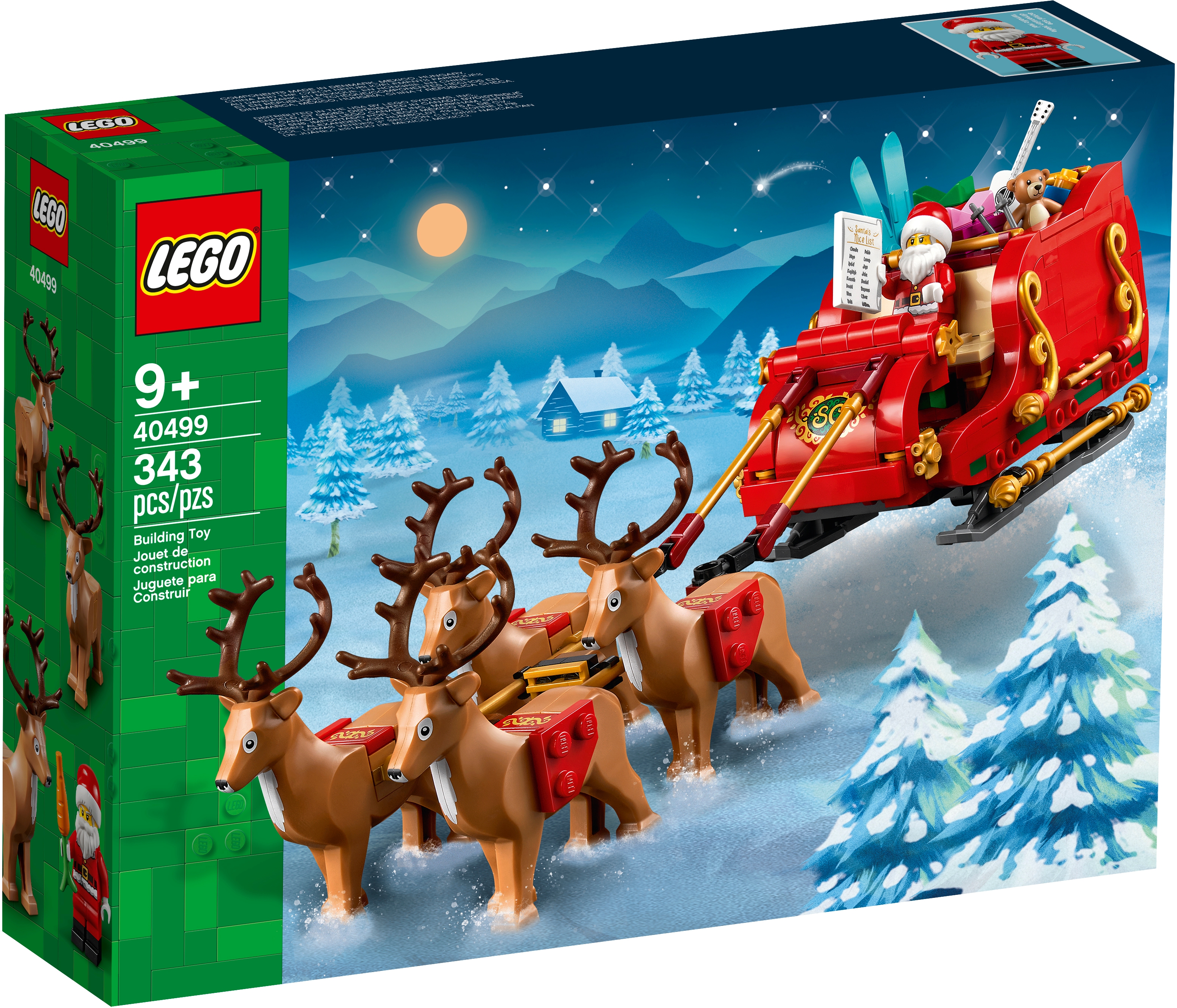 LEGO 40499 Santa's Sleigh LEGO konstruktors