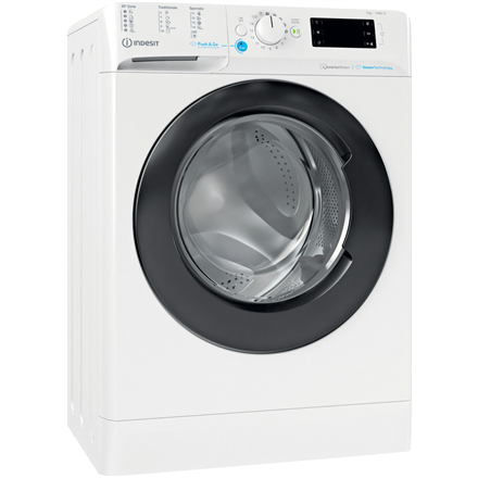 INDESIT Washing machine BWSE 71295X WBV EU Energy efficiency class B, Front loading, Washing capacity 7 kg, 1200 RPM, Depth 43.5 cm, Width 5