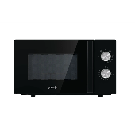 Gorenje Microwave Oven MO20E2BH Free standing, 20 L, 800 W, Grill, Black Mikroviļņu krāsns