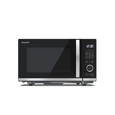 Sharp Microwave Oven with Grill YC-QG204AE-B Free standing, 20 L, 800 W, Grill, Black Mikroviļņu krāsns