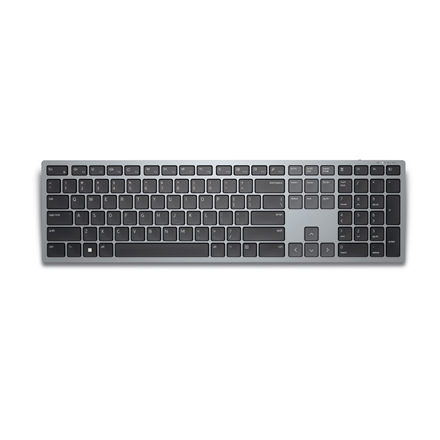 Dell Keyboard KB700 Wireless, RU, 2.4 GHz, Bluetooth 5.0, Titan Gray klaviatūra