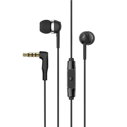 Sennheiser Headphones CX 80S Wired, In-ear, Microphone, Black austiņas