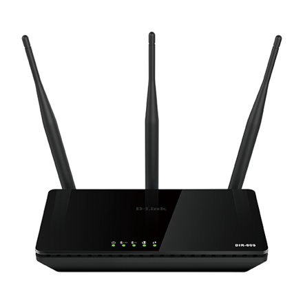 D-Link Wireless AC750 Dual Band 10/100 Router with external antenna Rūteris