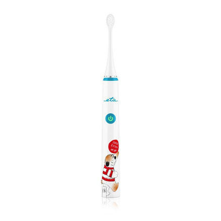 ETA Sonetic Kids Toothbrush ETA070690000 Rechargeable, For kids, Number of teeth brushing modes 4, Blue/White mutes higiēnai