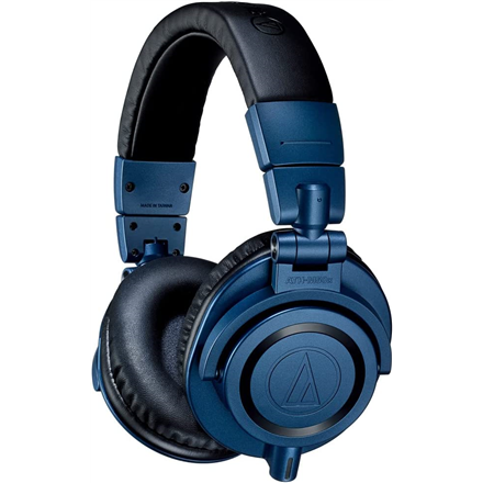 Audio Technica Professional Studio Monitor Headphones ATH-M50XDS  Wired, Over-ear, Three detachable cables, Blue austiņas