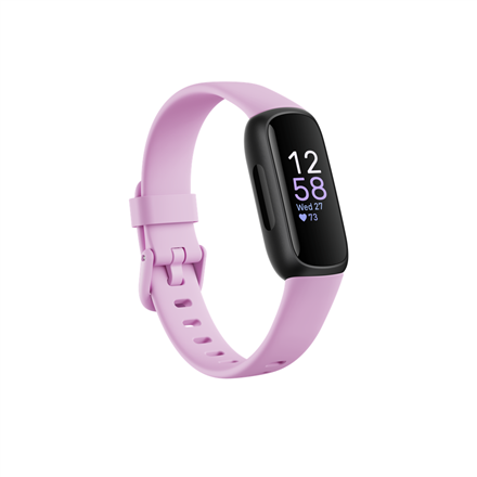 Fitbit Inspire 3 Armband activity tracker Black, Lilac 0810073610088 Viedais pulkstenis, smartwatch