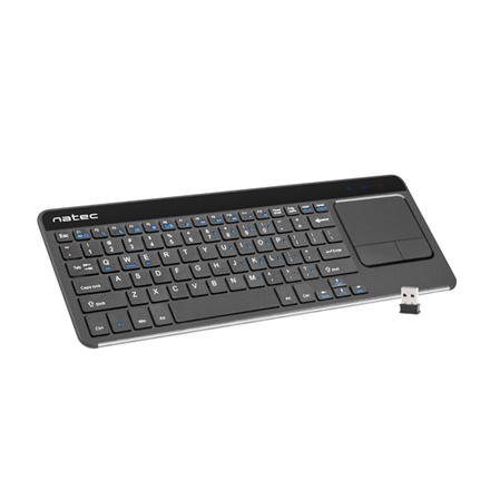 Keyboard Natec Turbot   Slim 2.4GHz Touchpad klaviatūra