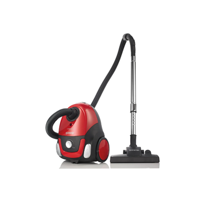 Gorenje Vacuum cleaner VCEB11CXRII Bagged, Power 800 W, Dust capacity 2 L, Red Putekļu sūcējs