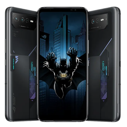Asus ROG Phone 6 BATMAN Edition Night Black, 6.78 ", AMOLED, 1080 x 2448 pixels, MediaTek, Dimensity 9000+ (4 nm), Internal RAM 12 GB, 256 G Mobilais Telefons