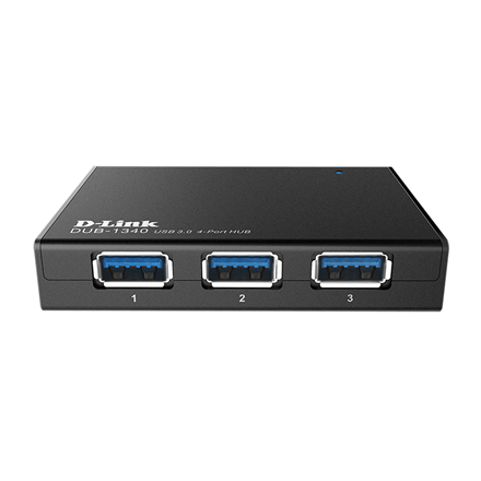 D-Link 4-Port Superspeed USB 3.0 HUB aksesuārs portatīvajiem datoriem