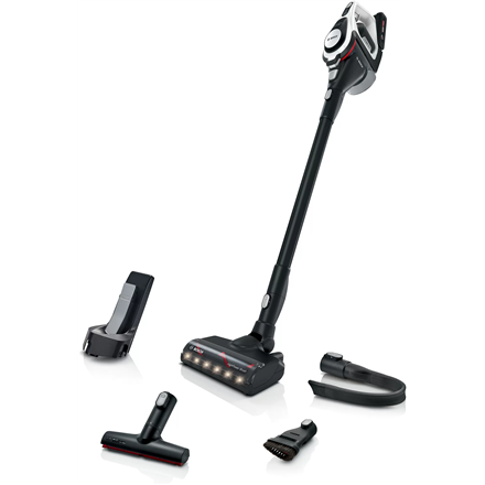 Bosch Vacuum cleaner BBS8214 Unlimited Gen2 Handstick 2in1, 18 V, Operating time (max) 65 min, White, Made in Germany Putekļu sūcējs