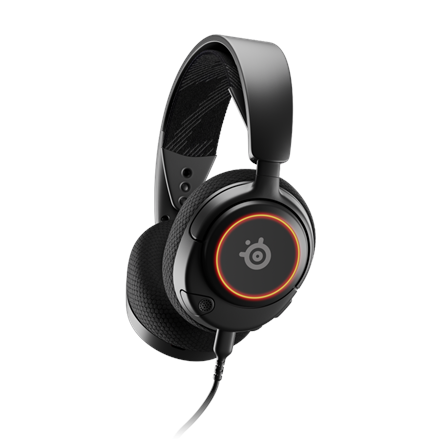 SteelSeries Gaming Headset Arctis Nova 3 Over-Ear, Built-in microphone, Black, Noice canceling austiņas