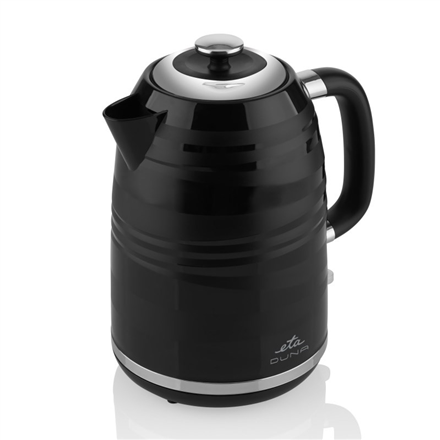 ETA Kettle ETA260590010 Duna Electric, 2200 W, 1.7 L, Plastic, 360 degrees  rotational base, Black Elektriskā Tējkanna