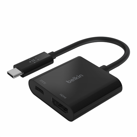 Belkin USB-C to HDMI-Adapter 60W PD, black AVC002btBK kabelis, vads