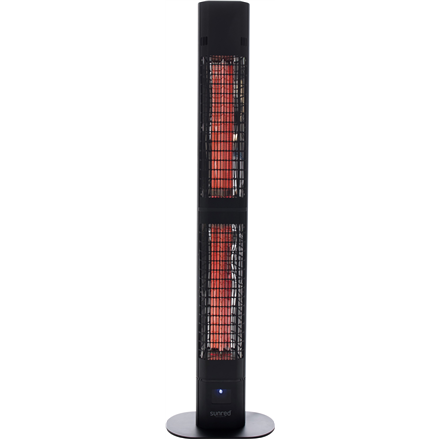 SUNRED Heater RD-DARK-3000L, Valencia Dark Lounge Infrared, 3000 W, Black, IP55