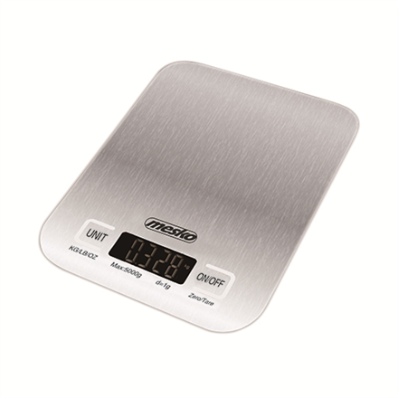 Mesko Kitchen scales MS 3169 white Maximum weight (capacity) 5 kg, Graduation 1 g, White virtuves svari